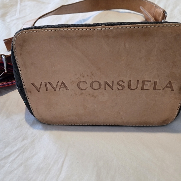 Embroidered Black Quilted Bag with Multicolor Strap - Picture 4 of 9